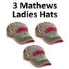 Image 1 : 3 Ladies Fox Hats Pink & Camo