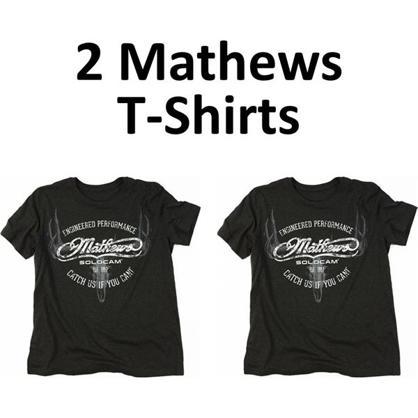 2 B&W Logo T-Shirts w/Skull XL  S/S