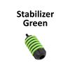 Image 1 : 4" Stabilizer - "V" - Green