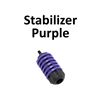 Image 1 : 4" Stabilizer - "V" - Purple