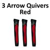 Image 1 : 3 Youth Quiver - Red