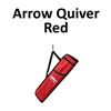 Image 1 : 3 Arrow Quivers Red