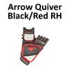 Image 1 : 4 Arrow Quiver Black/Red RH