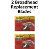 Image 1 : 2 Pkgs Broadhead Replacement Blades