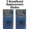 Image 1 : 2 Pkgs Broadhead Replacement Blades