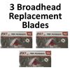 Image 1 : 3 Broadhead Replacement Blades