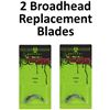 Image 1 : 2 Broadhead Replacement Blades