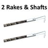 Image 1 : 2 Rakes with Arrow Shafts