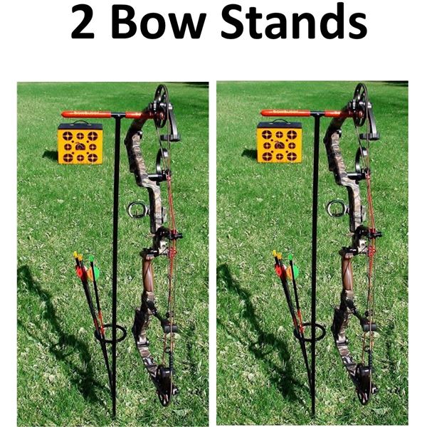 2 Bow & Arrow Stands