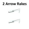 Image 1 : 2 Rakes with Arrow Shafts