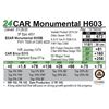 Image 1 : CAR Monumental H603