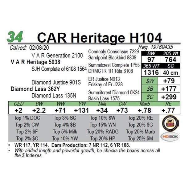 CAR Heritage H104