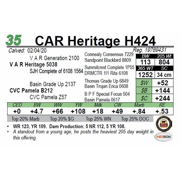 CAR Heritage H424