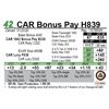 Image 1 : CAR Bonus Pay H839