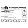 Image 1 : MED ROCK BLACK UPWARD 075