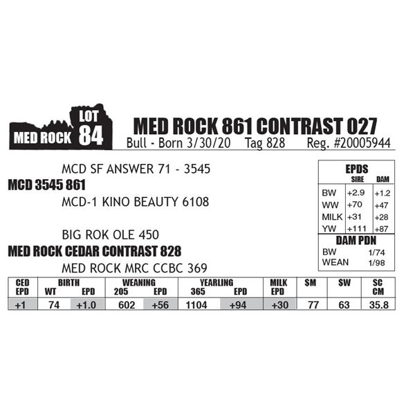 MED ROCK 861 CONTRAST 027