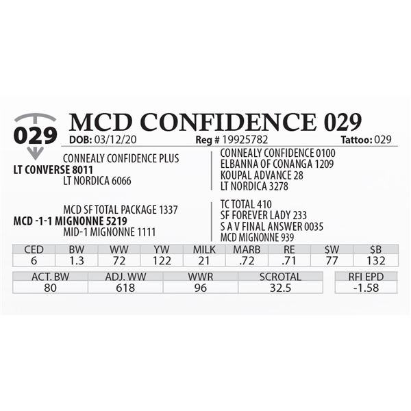 MCD CONFIDENCE 029