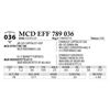 Image 1 : MCD EFF 789 036