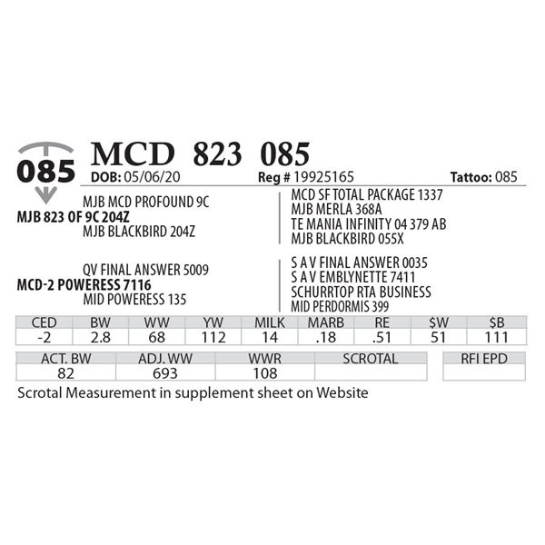 MCD 823 085