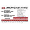 Image 1 : LIKE IT MISSCRICKET 719-0134