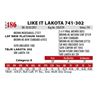 Image 1 : LIKE IT LAKOTA 741-302