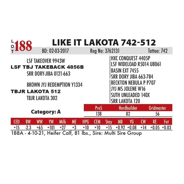 LIKE IT LAKOTA 742-512