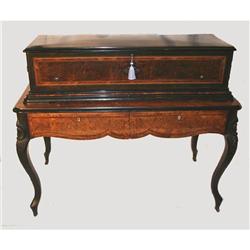 25 ½" Cylinder Music Box & Matching Table