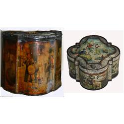 Huntley & Palmer Biscuit Tins - Circus & Couples