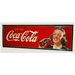 Tin Adv. Sign - Drink Coca-Cola