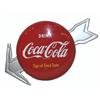Image 1 : Adv. Sign - Coca-Cola Button & Arrow