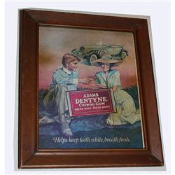 Adv. Sign - Adams Dentyne Chewing Gum