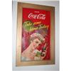 Image 1 : Framed Coca-Cola Adv. Sign