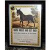 Image 1 : Framed Adv. - Raise Mules & Get Rich