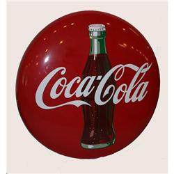Adv. Sign - Red 36" Coke Button
