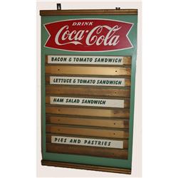 Adv. Sign - Coke Menu Board