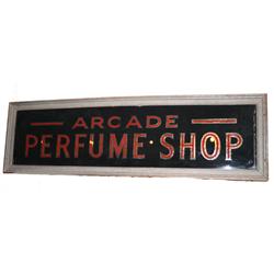 Arcade Perfume Sign - Reverse Painted