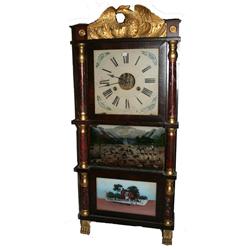 Birge & Peck Triple Decker Clock