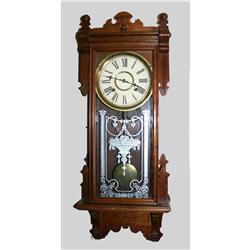 Walnut Wall Kitchen Clock