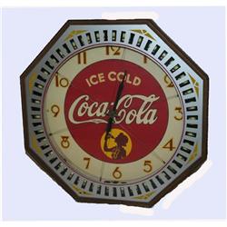 Coca-Cola Spinner Clock