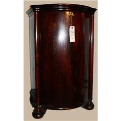 Mahogany Record Storage Cabinet