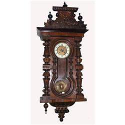 Walnut Case Key Hole Clock