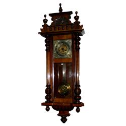 German Post Wall Clock