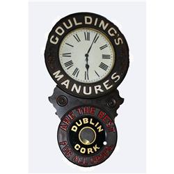 Adv. Clock - Goulding's  Manures