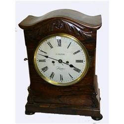 J. Eaton of London Double Fusee Shelf Clock