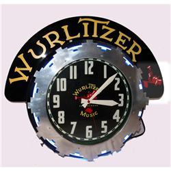 Neon Wurlitzer Adv. Clock