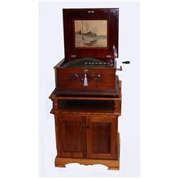 Coin-Op Olympia 15 3/4" Disc Music Box & Stand