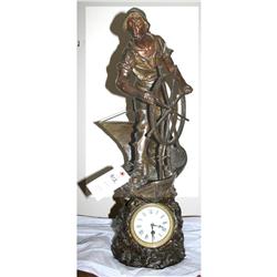 Seaman Statue & Clock