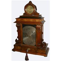 Table Model Regina Music Box with Clock