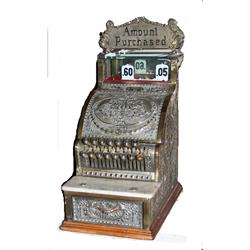 Model 313 Cash Register - Nickel Plated