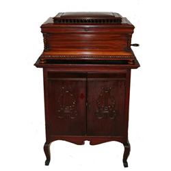 Regina  20.75" Music Box & Matching Stand